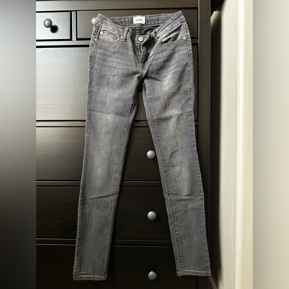 Hudson Girls Skinny Jeans, Faded Black